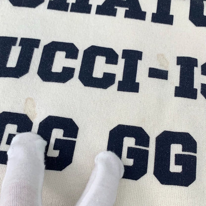 Gucci Logo Print Cotton Hoodie