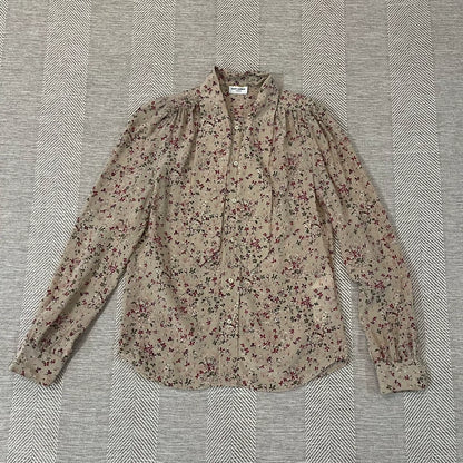 Saint Laurent Floral Silk Shirt