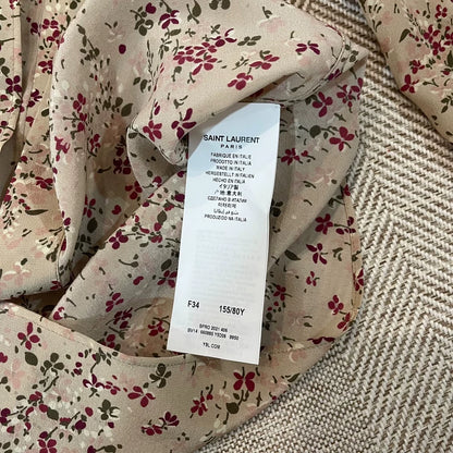 Saint Laurent Floral Silk Shirt