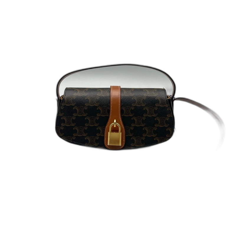 Celine Triomphe Floral Shoulder Bag