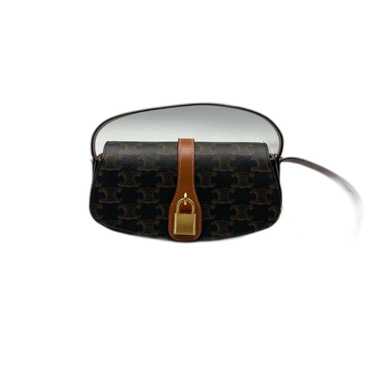 Celine Triomphe Floral Shoulder Bag