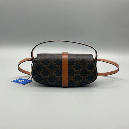 Celine Triomphe Floral Shoulder Bag