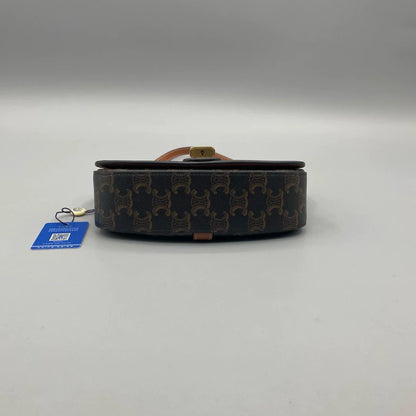 Celine Triomphe Floral Shoulder Bag