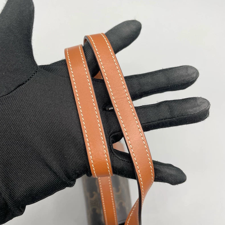 Celine Triomphe Floral Shoulder Bag