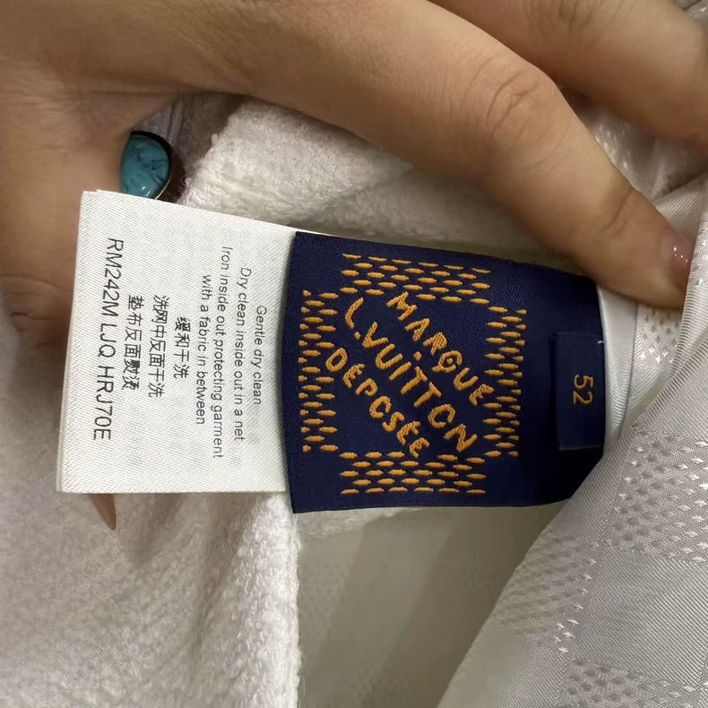 Louis Vuitton Single Button Jacket in White