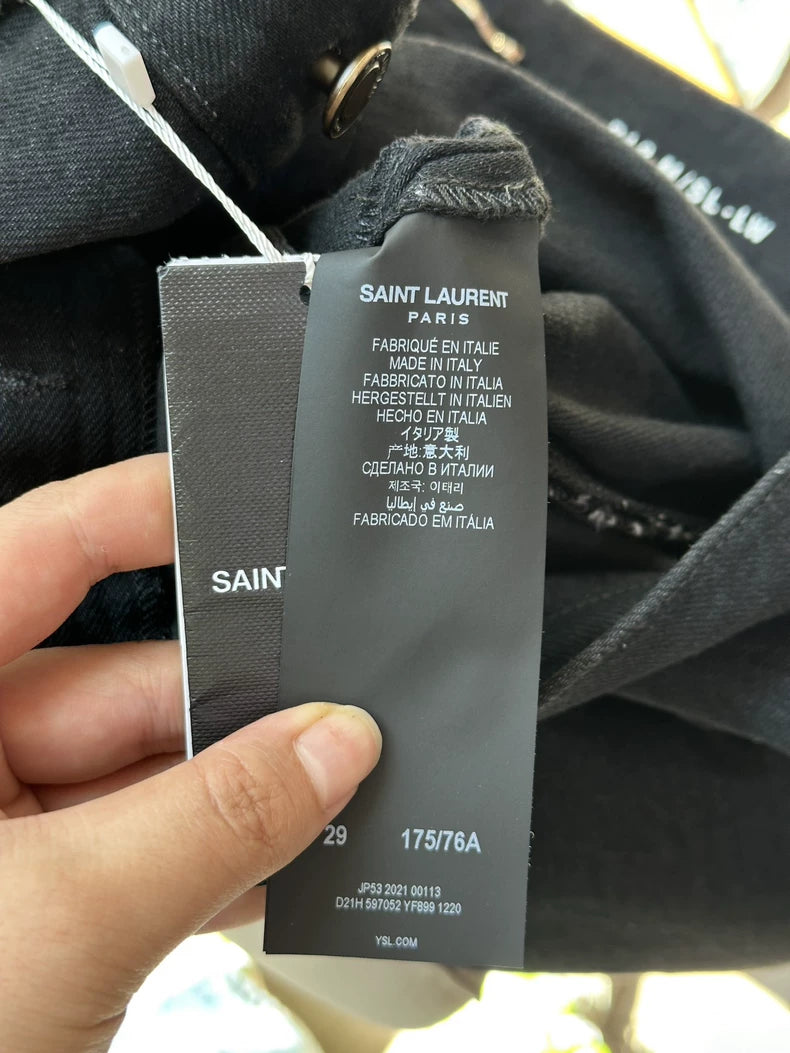 Saint Laurent Black Casual Denim Pants