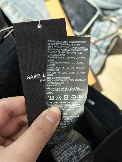 Saint Laurent Black Casual Denim Pants