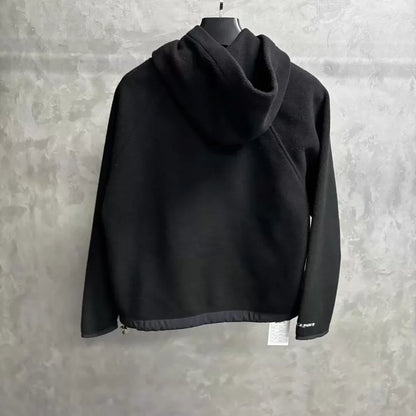 Chrome Hearts Black Pocket Drawstring Hoodie