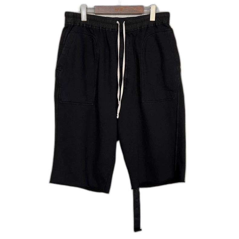 Rick Owens Black Bela Drawstring Pants
