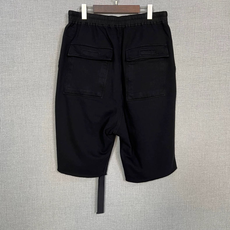 Rick Owens Black Bela Drawstring Pants