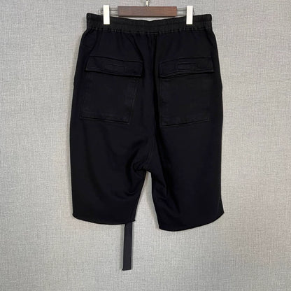 Rick Owens Black Bela Drawstring Pants