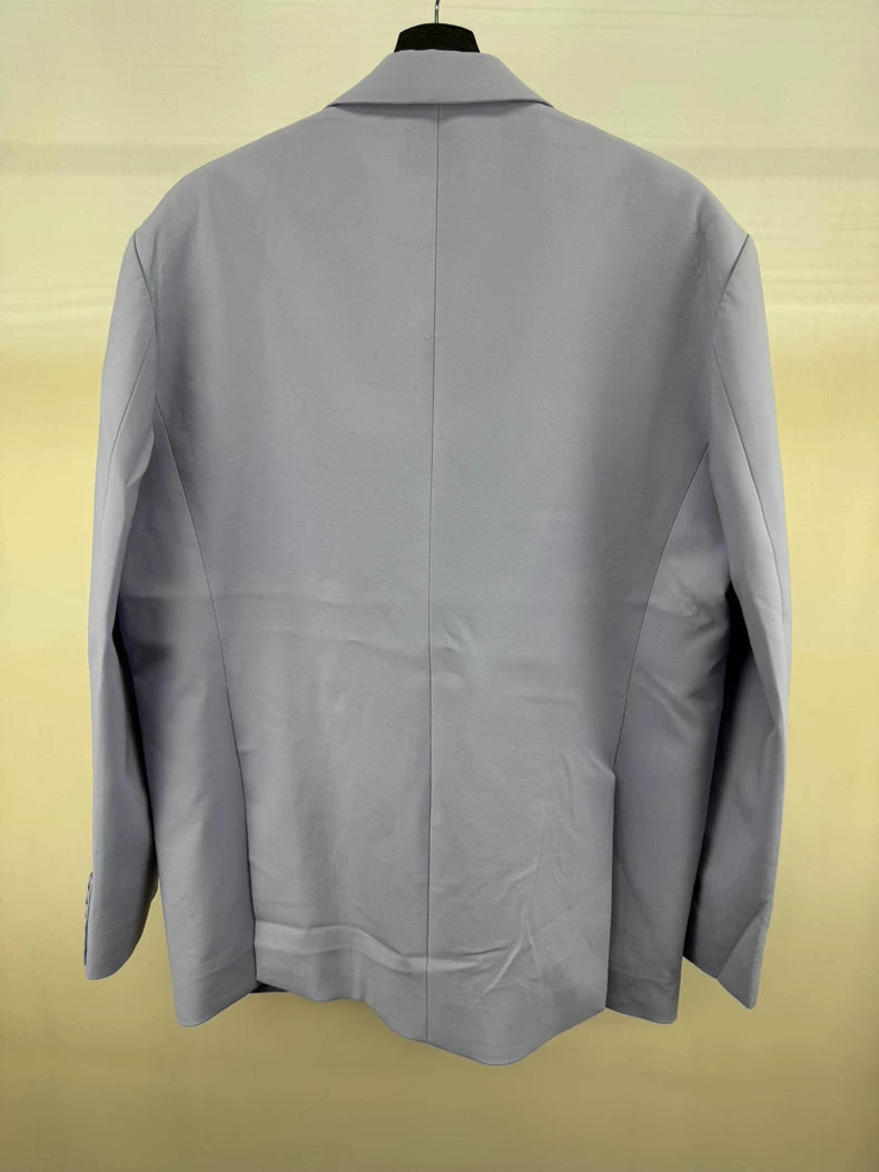 WE11DONE Logo Pattern Suit Jacket