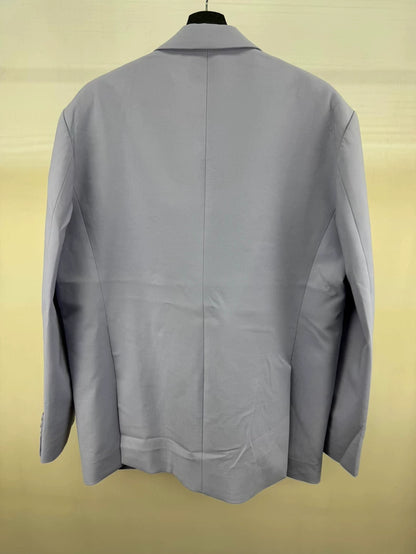 WE11DONE Logo Pattern Suit Jacket