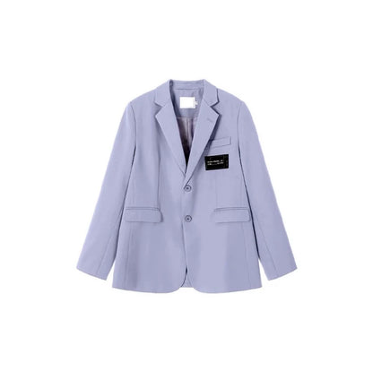WE11DONE Logo Pattern Suit Jacket