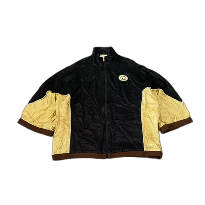 Gucci Vintage Sports Jacket in Black and Gold