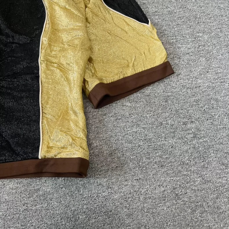 Gucci Vintage Sports Jacket in Black and Gold