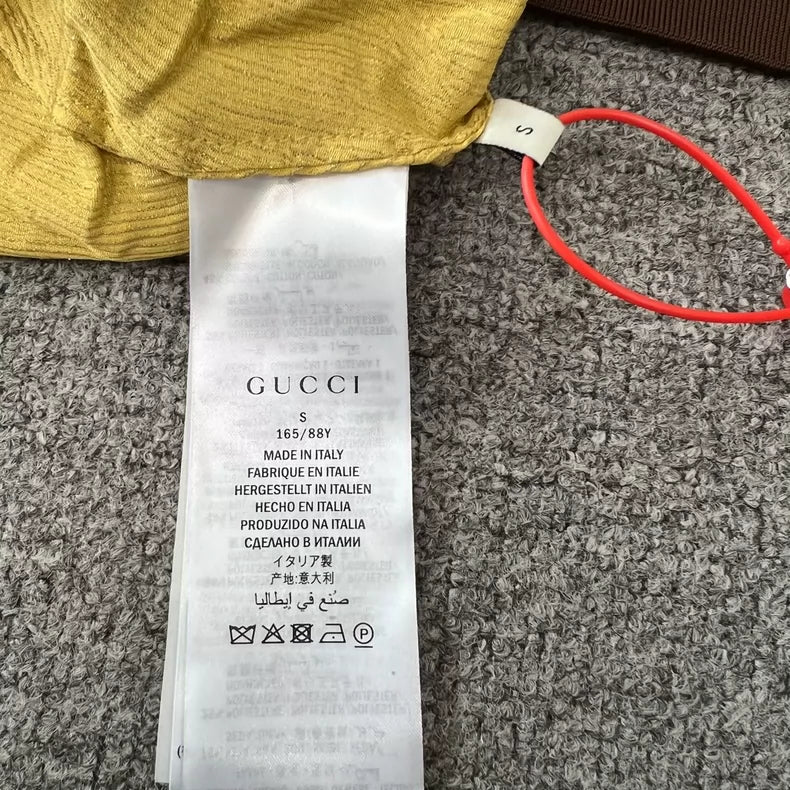 Gucci Vintage Sports Jacket in Black and Gold