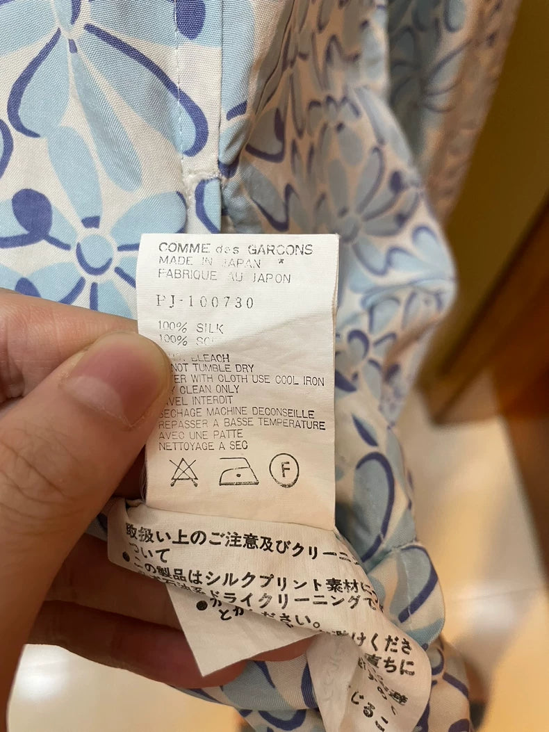 Comme des Garcons Silk Floral Jacket