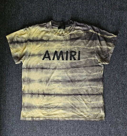 Amiri Oversized Tie-Dye Short Sleeve T-Shirt-yf