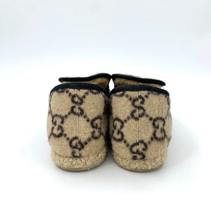 Gucci Logo Print Casual Slip-Ons