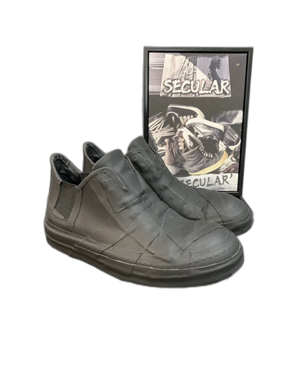 Rick Owens Black Low Top Sneakers-yf