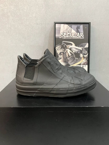 Rick Owens Black Low Top Sneakers-yf