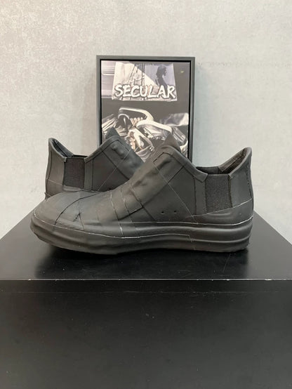 Rick Owens Black Low Top Sneakers-yf