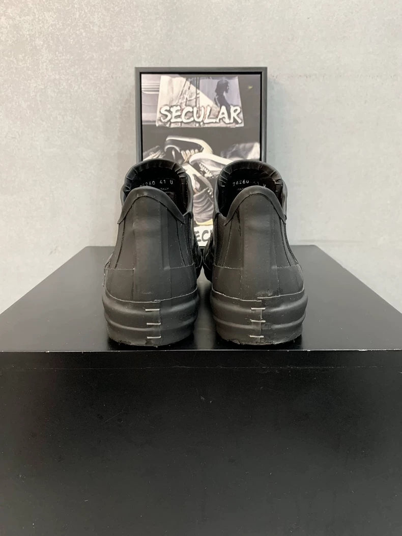 Rick Owens Black Low Top Sneakers-yf