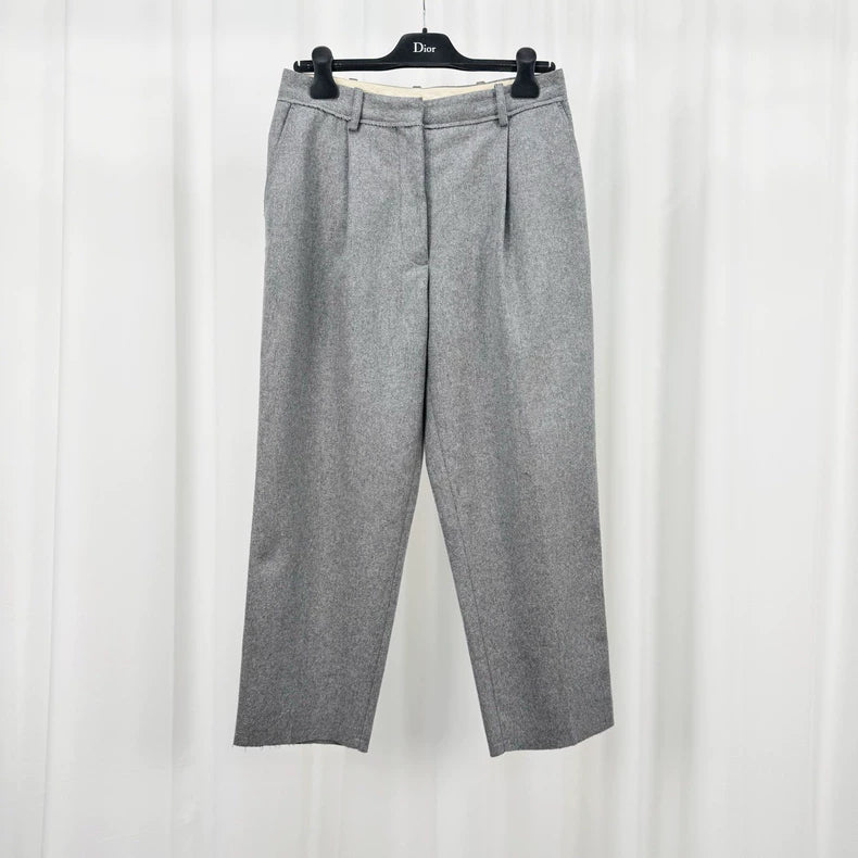 Acne Studios Gray Wool Casual Pants-yf