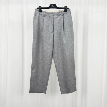 Acne Studios Gray Wool Casual Pants-yf