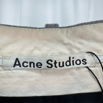 Acne Studios Gray Wool Casual Pants-yf