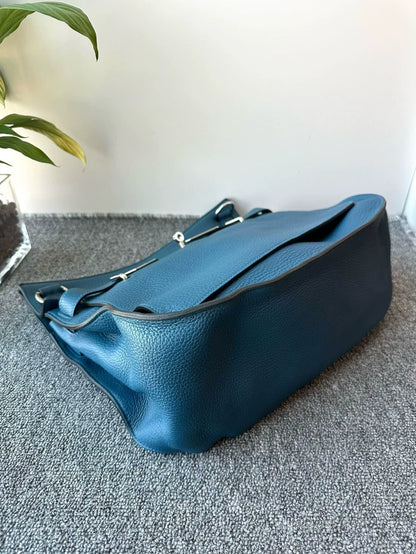 Hermes Jypsiere Shoulder Bag in Blue