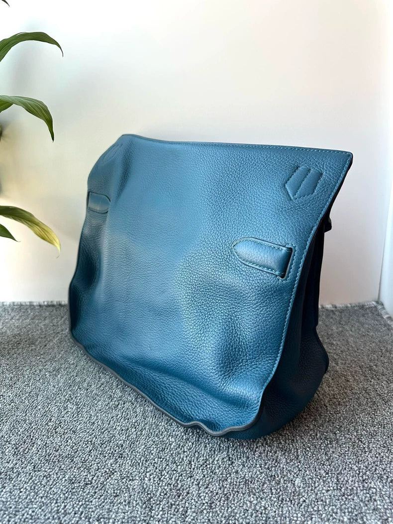 Hermes Jypsiere Shoulder Bag in Blue