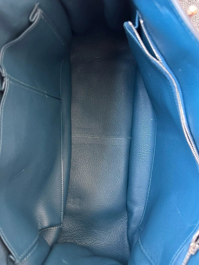 Hermes Jypsiere Shoulder Bag in Blue