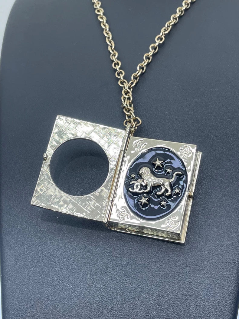 Chanel Zodiac Magic Book Necklace