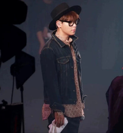 SAINT LAURENT 2015SS Washed Blue Denim Jacket