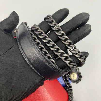 Prada Retro Studded Red and Black Bag
