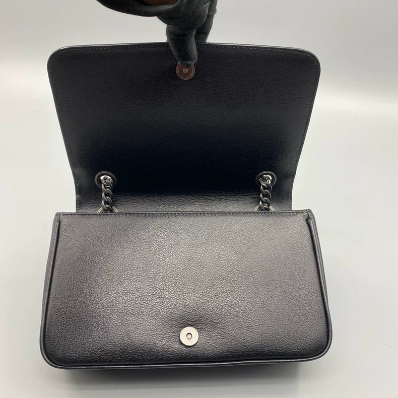 Prada Retro Studded Red and Black Bag