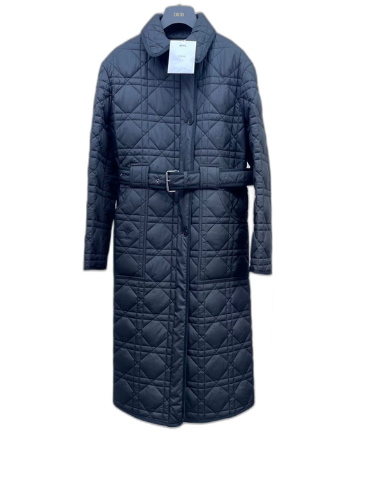Dior Long Quilted Cotton Coat