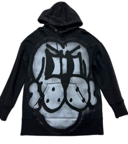 Givenchy Black Graffiti Hoodie M Size