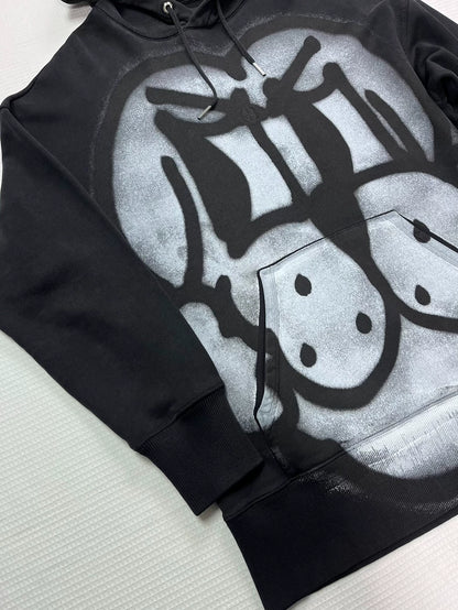 Givenchy Black Graffiti Hoodie M Size