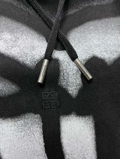 Givenchy Black Graffiti Hoodie M Size