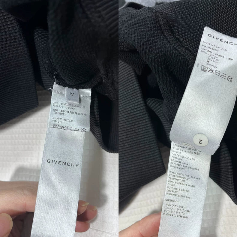 Givenchy Black Graffiti Hoodie M Size