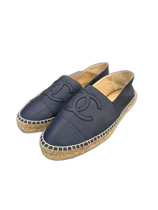 Blue Chanel Fisherman Shoes for Men