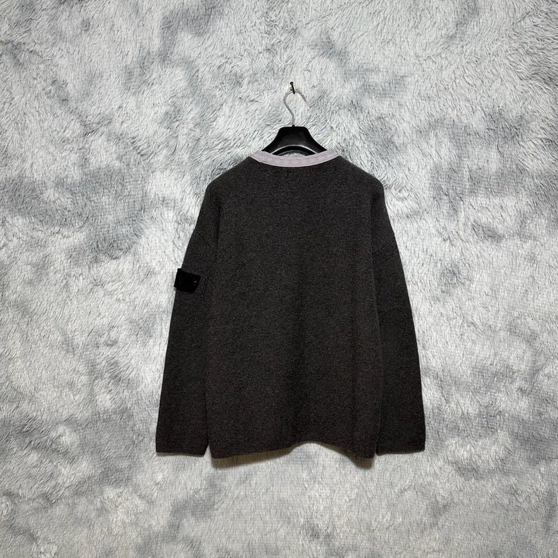 Stone Island Black Knit Sweater