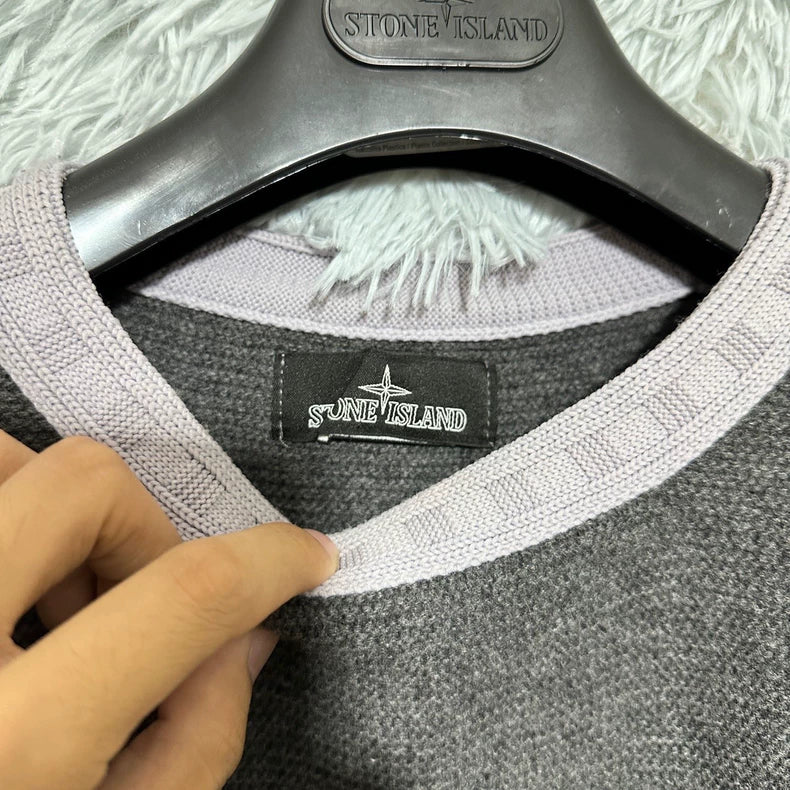 Stone Island Black Knit Sweater