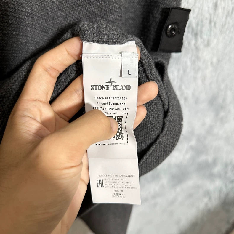 Stone Island Black Knit Sweater