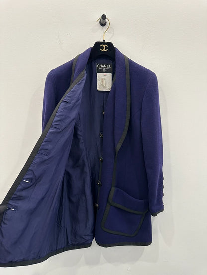 Chanel Women's Blue Suit Jacket