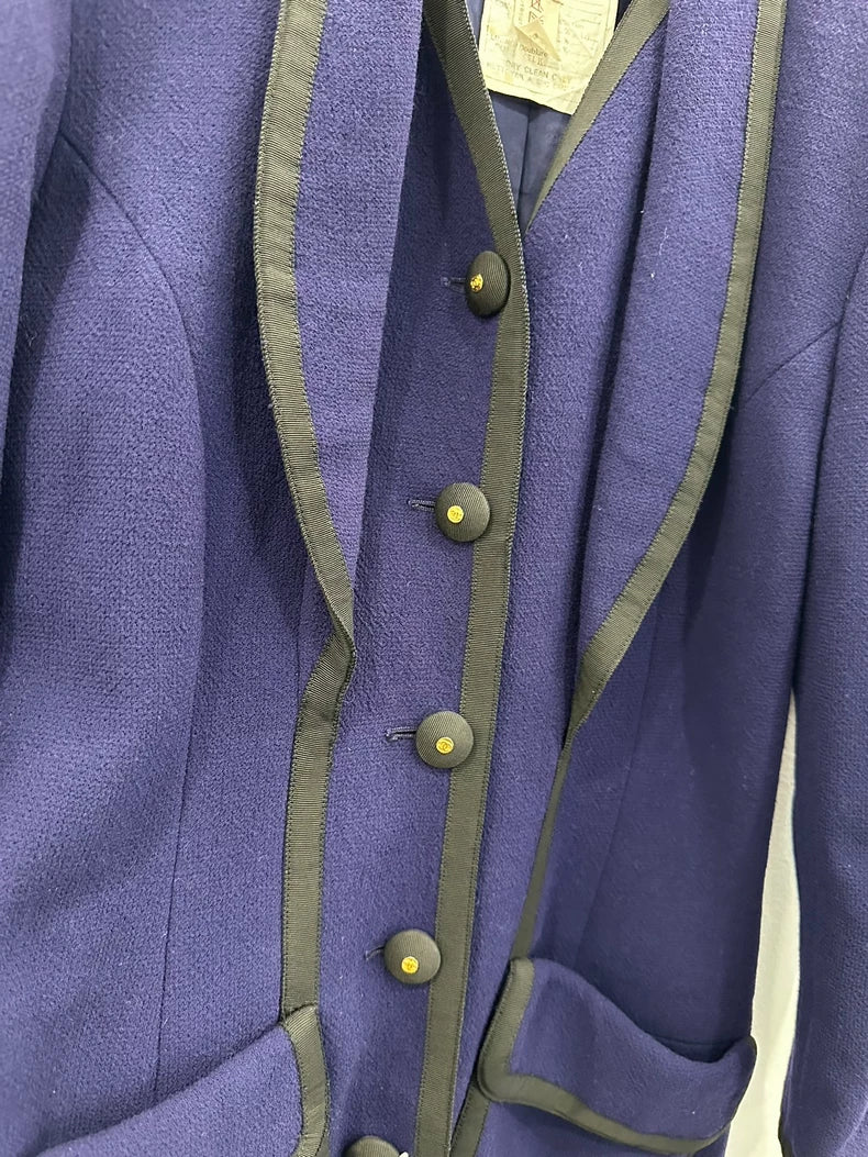 Chanel Women's Blue Suit Jacket