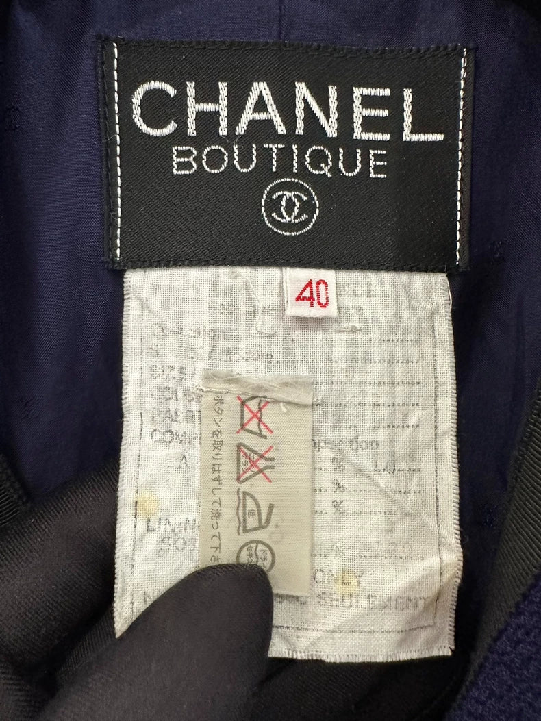 Chanel Women's Blue Suit Jacket